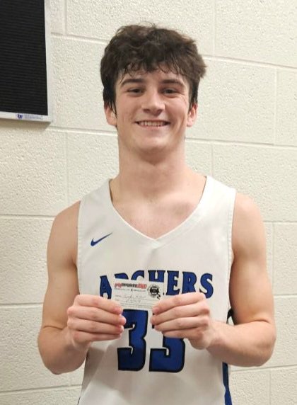 MySports_Live's tweet photo. 🏀 Tonight’s Signature Emb. Player of the Game is Senior, Camden Fuller! Cam helped spark the Archers with an “and one” in the 1st qtr, finishing with 5 points and providing game changing plays and effort throughout, as the Archers move to 12-1 with a 59-44 win over Fairview! 🔥 https://t.co/jUgdrFVSz8