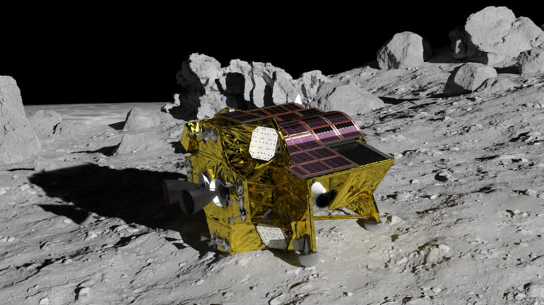 Varun55484761's tweet image. Japan's SLIM spacecraft lands on moon. JAXA said that the solar panel on SLIM is not functioning. The malfunction of SLIM's solar panel could reduce the time that the craft will be able to operate.
Slim choose one of the most challenging terrain for soft landing.
