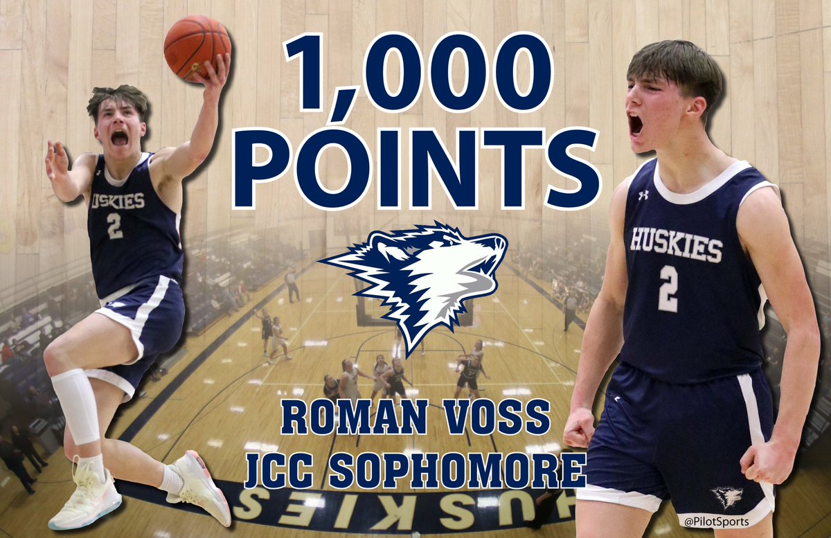 JCC sophomore Roman Voss just scored the 1,000th point of his career, becoming the seventh JCC boy to reach the milestone.