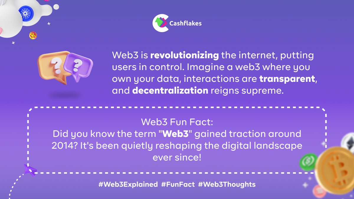 ayotheUX's tweet image. Web3 fun facts
#Web3explained #Funfacts #web3thoughts