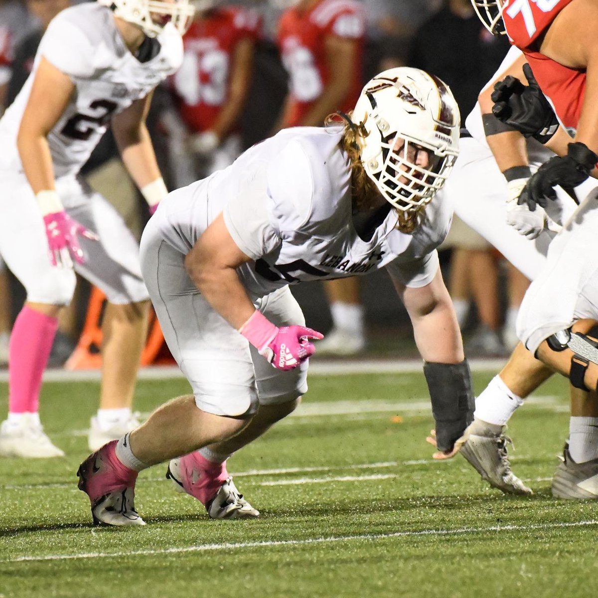 Still have recruitment 100% open, and I am looking for a home for the next 4 years. 

Sr Season Stats
9 Games 
30 Solo Tackles/15 Assists/ 10 TFL
5.5 Sacks/ 2 Fumble Recovery’s
5’10/250 LBS
DT/Nose/Fullback
4.89 40 yd
3.0 GPA
Senior Team Captain