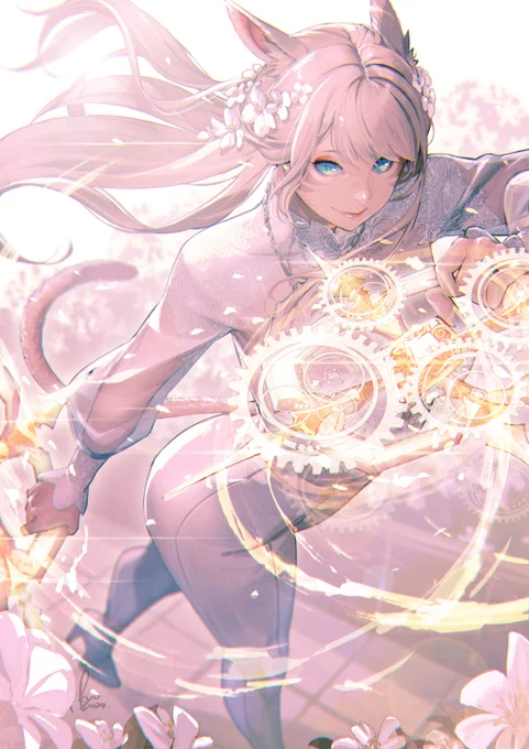 お題:アレキ武器ミコッテさん #ff14