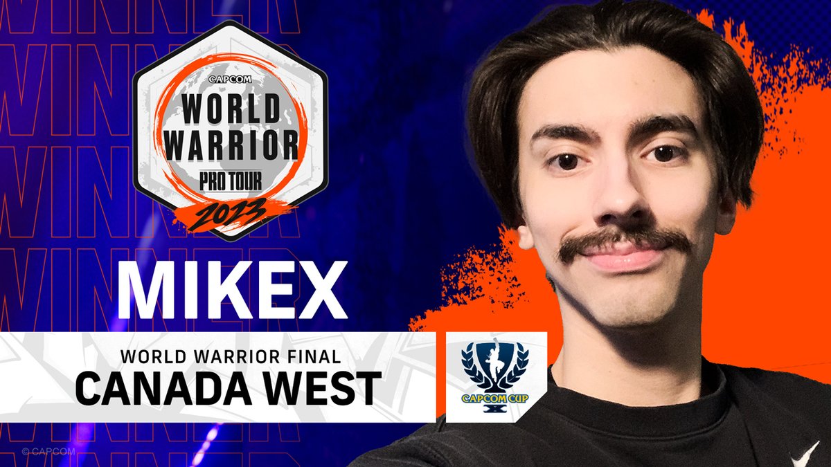 As we close in on the first Street Fighter 6 Capcom Cup, we want to highlight each of the World Warrior qualifying players!

Let's kick things off with @Mikexthegod from Canada West, who had an incredible run with Ken! (Don't be surprised when we highlight more Kens)

 See you at