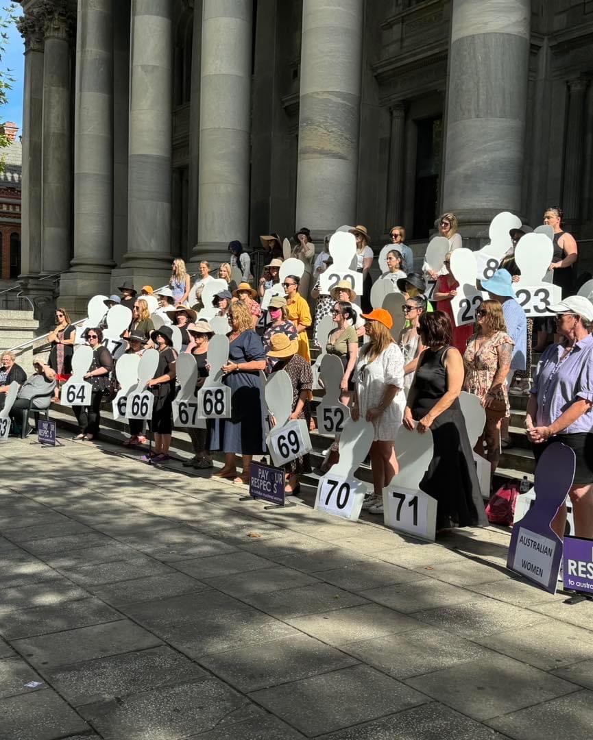 KatrineHildyard's tweet image. Today we #PayOurRespects to the 71 women killed in 2023. In unity we offer love to those mourning sisters, mothers, friends, aunts, we hold close those surviving DV &amp;amp; continue with utter determination until there is #NotOneMore

Thank you Gillian &amp;amp; Stacey for bringing us together