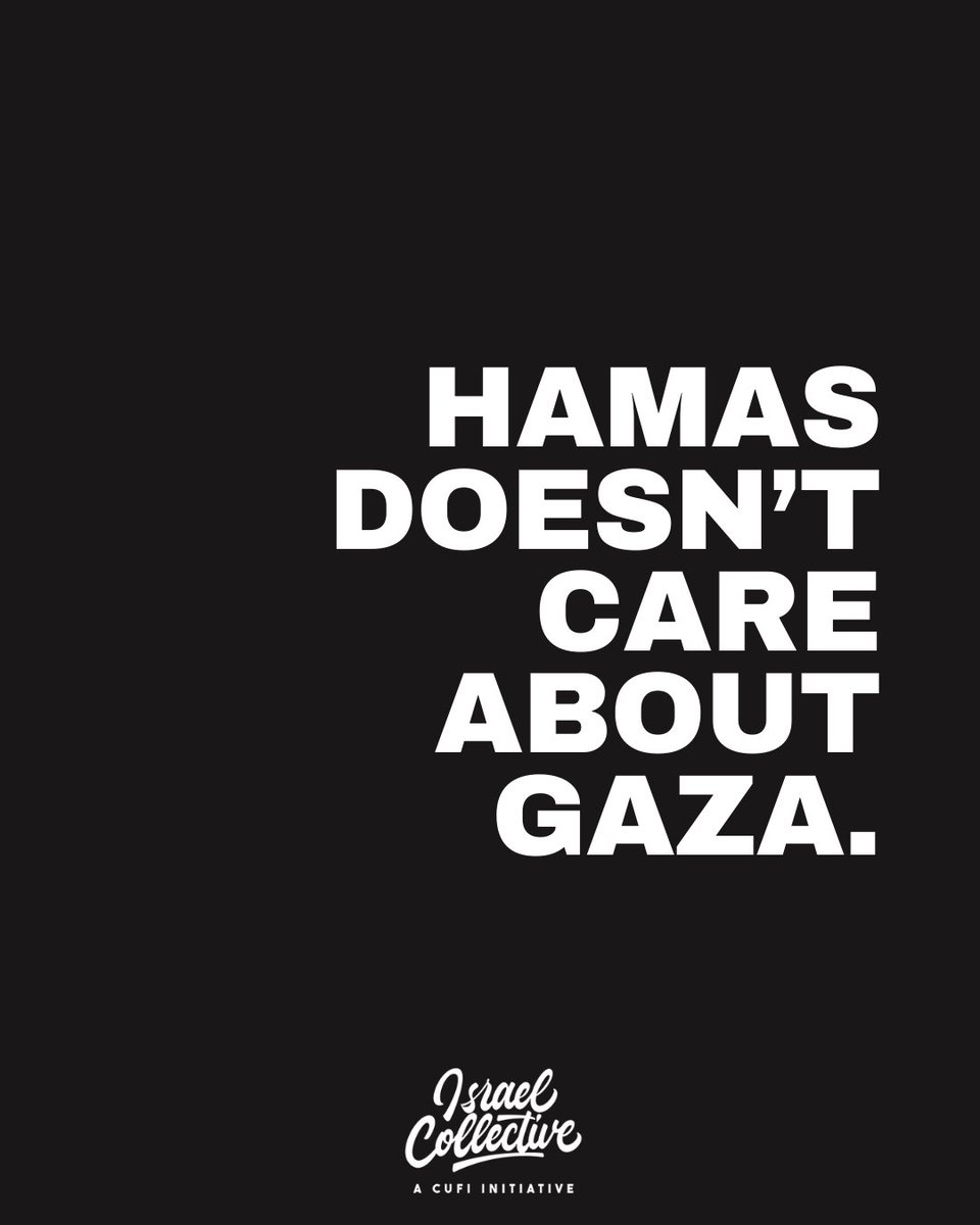 Hamas doesn't care about the innocent people of Gaza. 

While Israel works relentlessly to try and alleviate suffering in Gaza, Hamas uses its own people as expendable human shields. 

Swipe to learn more.

#israel #israelcollective #humanitarianaid #gaza