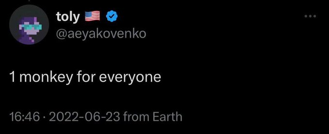 damn <a href="/toly/"></a> u had to front run the $monkey

tis the year of the $monkey