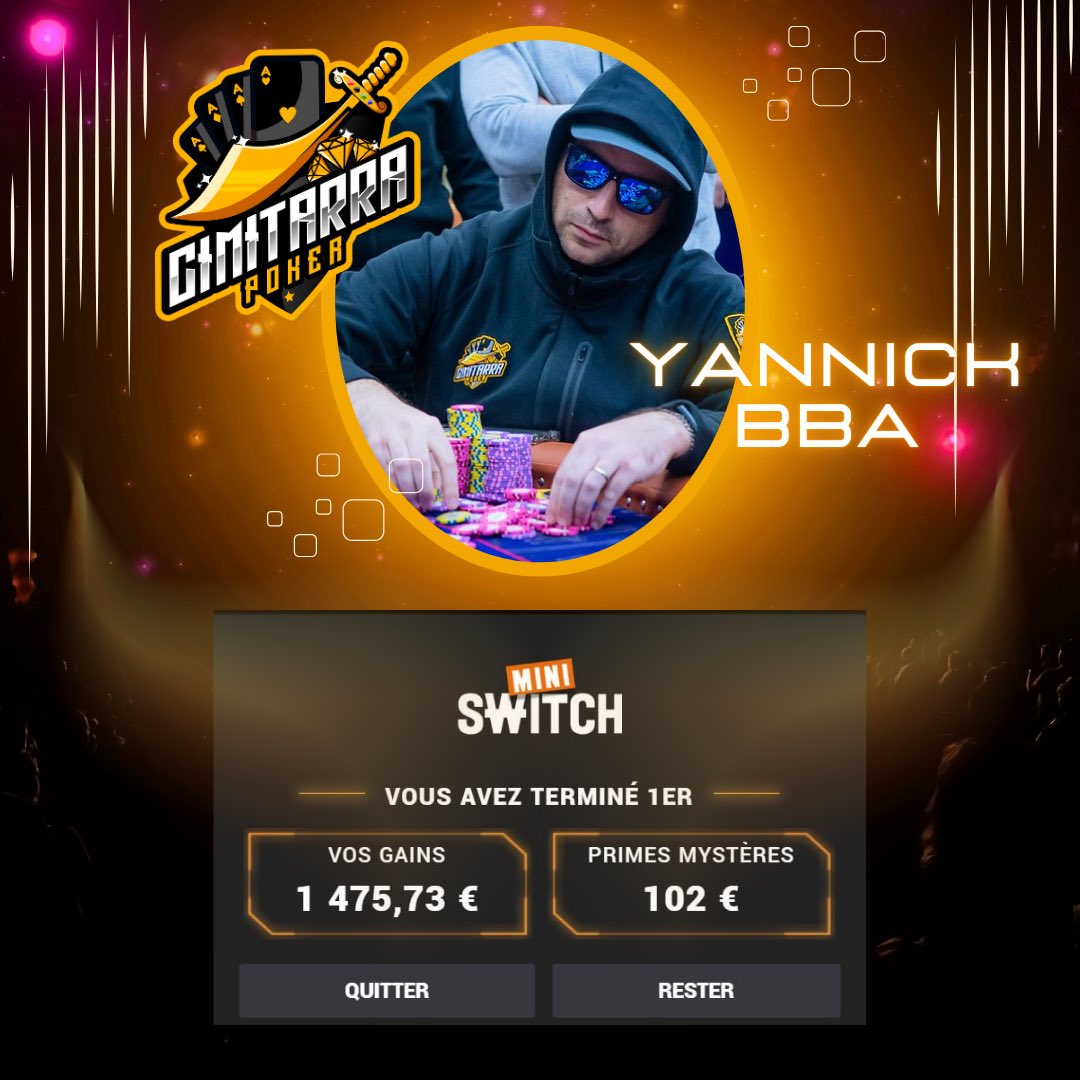 VGG BBA !
#cimitarra #poker #serialcrusherz #online #winner #tournament #winamax #bba #whoelse