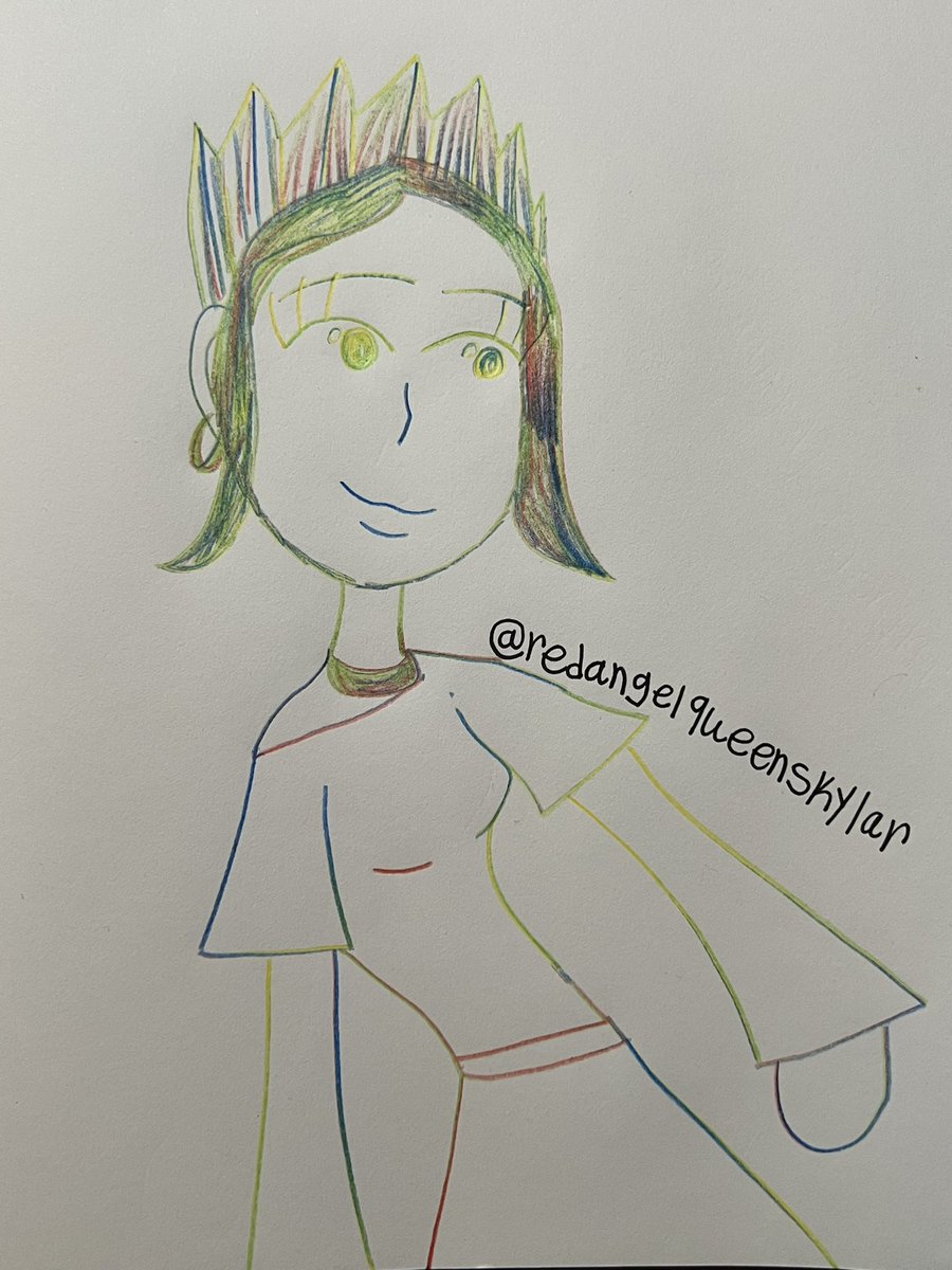 RAQSkylar6's tweet photo. I draw a cool tomboy with cool hairstyle. #sketchbook #magiccolorpencil #magicpencil #colorpencils #colorpencilart #artgram #sketchart #sketching #drawing #doodle #illustration #art #artwork #mycolorpencilart #myillustrations #mysketchart #myart #myartwork #mydrawing #mydoodle https://t.co/56oeX7u66p