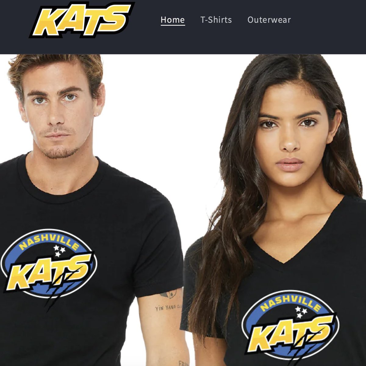 Y’all check out the new Kats merch! We’re just getting started… more on the way! TheNashvilleKats.com