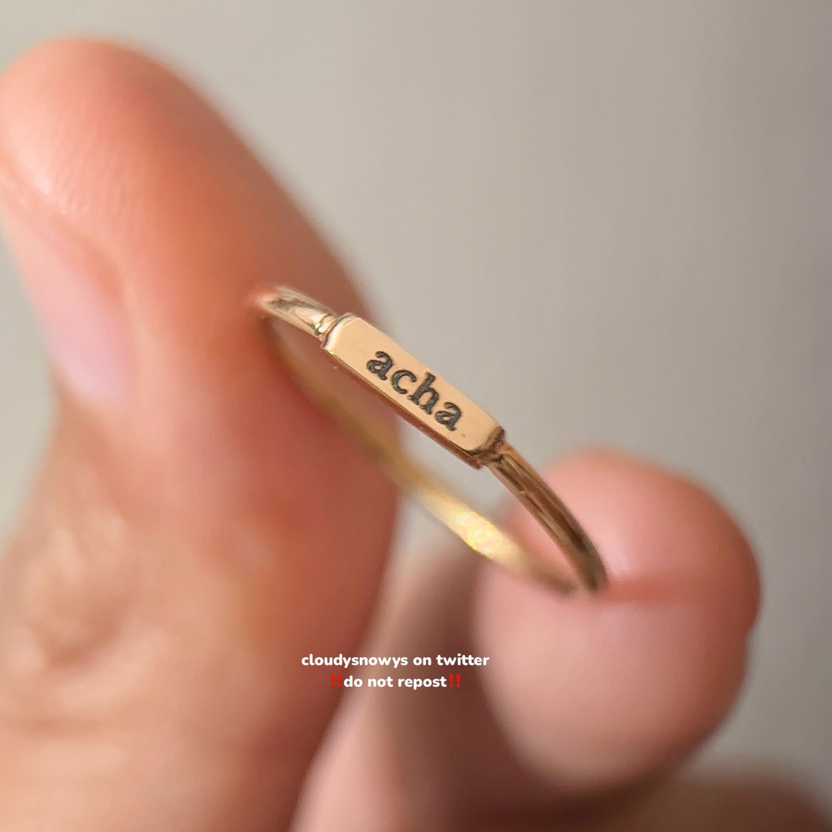 cloudysnowys's tweet photo. finally punya gelang &amp; cincin cantik💍😭🤍

cincinnya ini bisa custom pakai nama kita bener2 CANTIK BANGET, apalagi dipakai bareng sama gelangnya cutie 𐙚

banyak variasinya juga &amp; tenang aja anti karat, aku pakai yang warna rose gold✨ https://t.co/PXliwLqd2K