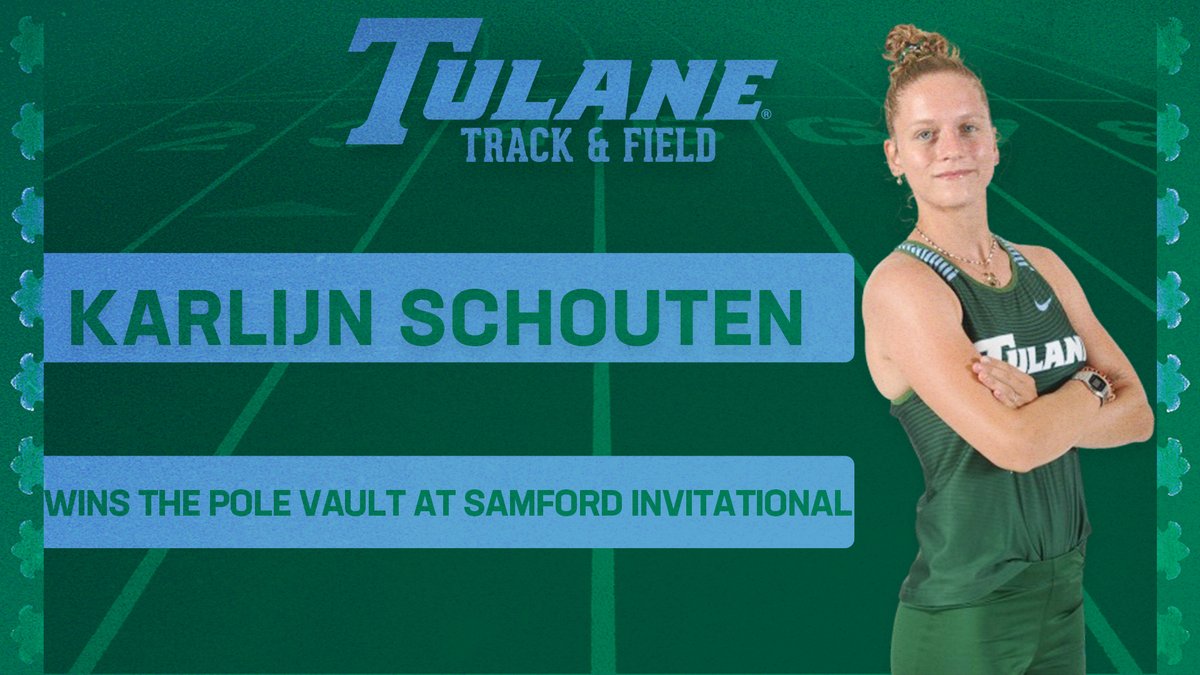 Track &amp; Field Recap: Karlijn Schouten wins the pole vault to lead indoor #GreenWaveXCTF on Friday at the Samford Invitational.

bit.ly/TF_Recap_Samfo…

#RollWave 🌊