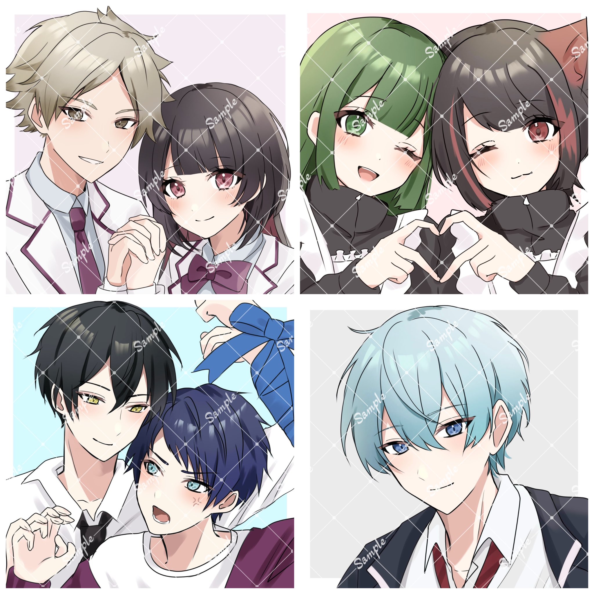 『仲良し』イラストオーダー イラストオーダー ♡ 夢絵 | SKIMA（スキマ）