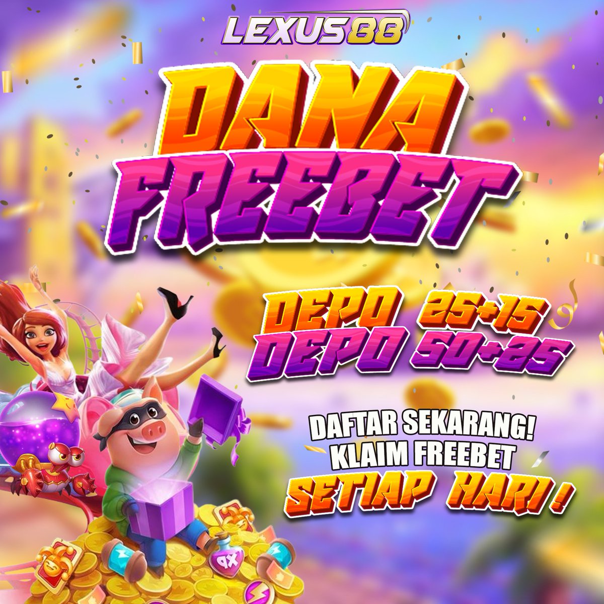lexus88_'s tweet photo. ALL-SLOT  >TANPA POTONGAN > TO BETTING X1 
* BISA CLAIM PULSA TELKOMSEL DAN XL  
* BEBAS BUY SPIN TANPA BATAS
*  BEBAS IP 
 * GAME SLOT PALING GACOR  RTP 98% !!  
𝘿𝘼𝙋𝘼𝙏𝙆𝘼𝙉 𝘽𝙄𝙂 𝙒𝙄𝙉 𝙃𝘼𝙉𝙔𝘼 𝘿𝙄 𝙇𝙀𝙓𝙐𝙎88 !!!  
𝙇𝙄𝙉𝙆 𝘿𝘼𝙁𝙏𝘼𝙍 : https://t.co/5KOSMICRMM https://t.co/OYUm5es5xH