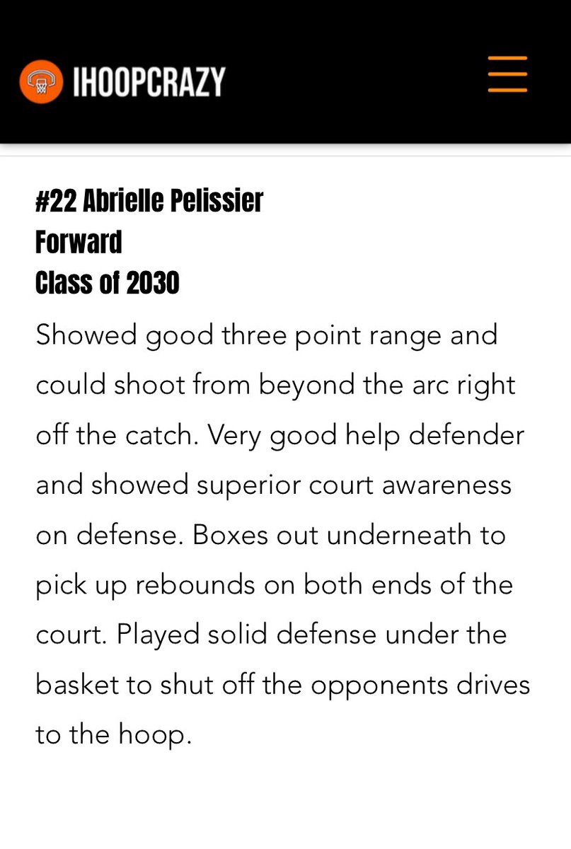 Thank you <a href="/ihoopcrazy/">ihoopcrazy.com</a> for the write up! 🙏