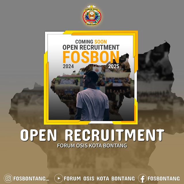 Fosbontang_'s tweet photo. ‼️COMING SOON ‼️

Halo pelajar kota Bontang 👋🏼

Apakah kamu akan menjadi  pemegang estafet kepengurusan Forum OSIS Kota Bontang selanjutnya??
Yukk jadi bagiannya

Informasinya dapat dari mana nih? langsung kepoinn Ig: fosbontang_

Stay Tune!! https://t.co/fUeqT7nH0U