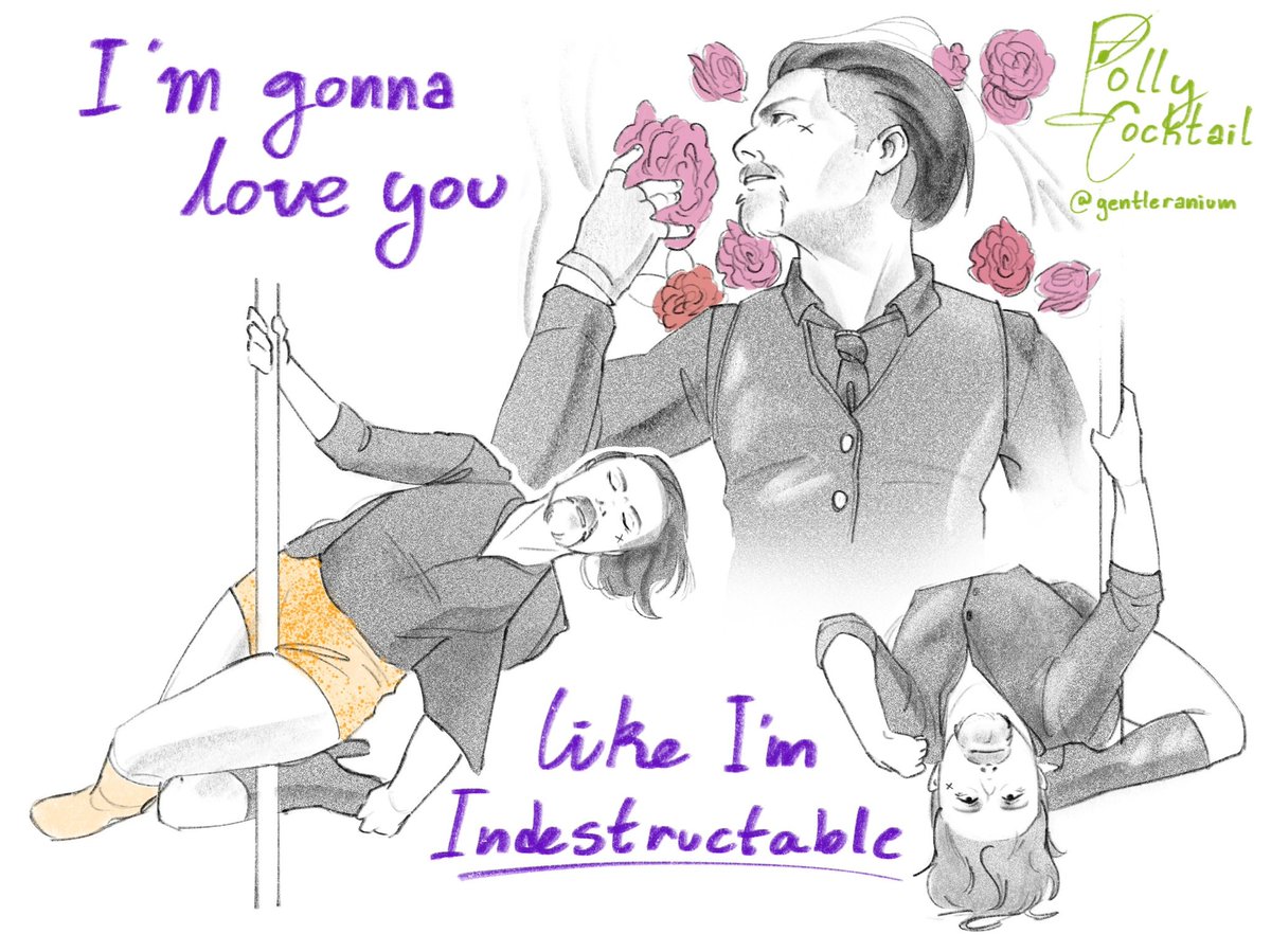 EHEHHEHEE living for @gentleranium ‘s sparkly golden shorts 😂 That laying down shot with the flowers is just too lovely~