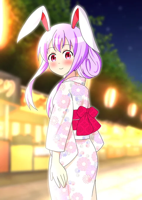 #うどんげ #鈴仙・優曇華院・イナバ #東方project #東方 #touhou  ご依頼を受けて浴衣姿の鈴仙のイラストを描かせて頂きました。夏祭りや花火大会等に着る浴衣と、温泉宿で着る浴衣の二種類になります。楽しく描かせて頂きました。ありがとうございます!!