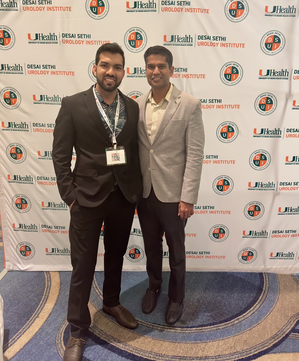 Excited to kick off the second #DSUIontheBeach24 with  the #RamaSelfie THE BEST mentor ever! 
Looking forward to more insightful content in reproductive urology ahead <a href="/dsui_miami_uro/">Desai Sethi Urology Institute</a> #urologyconference