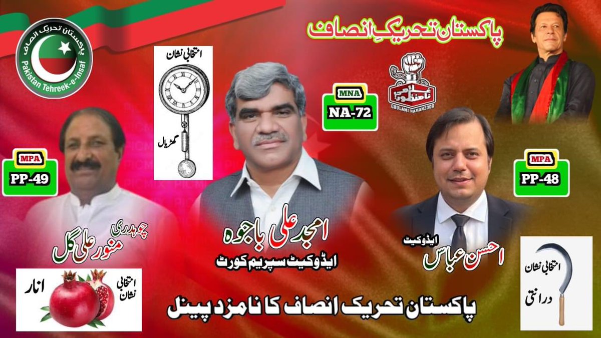 ZafarCheemapti's tweet photo. انشاء اللہ جیت انصاف کی ہو کی ہو گی 

#NA72
#PP48
#PP49
#Pasrur https://t.co/mMipgwG0wI