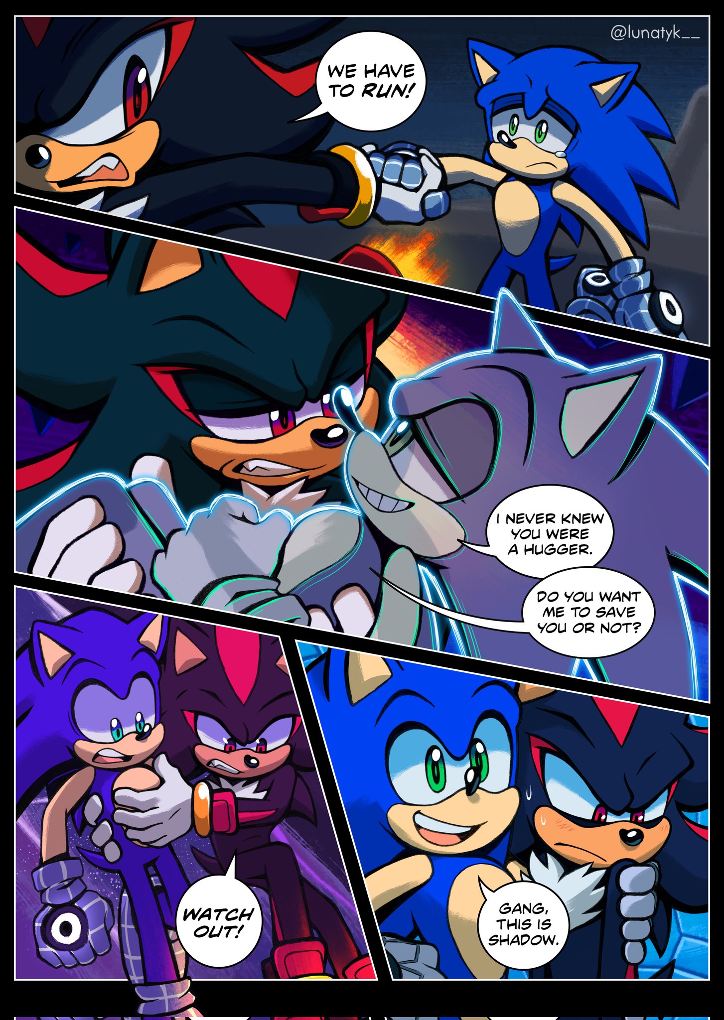 ☆ Lunatyk ☆ COMMS OPEN on X: Sonadow Prime Season 3 SonicPrime Sonic  Shadow comic t.coqAjTMUtlFd  X