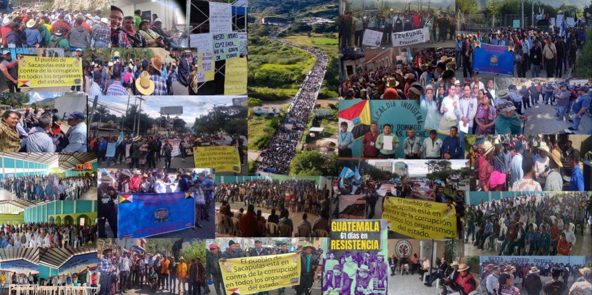 PrensaComunitar's tweet photo. #GuateResiste ✊🏽"No ganó la corrupción, ganó la resistencia de nuestros pueblos y Autoridades Ancestrales " expresa la Alcaldía Indígena de Sacapulas Quiché. 📌 https://t.co/3m80XMps8t