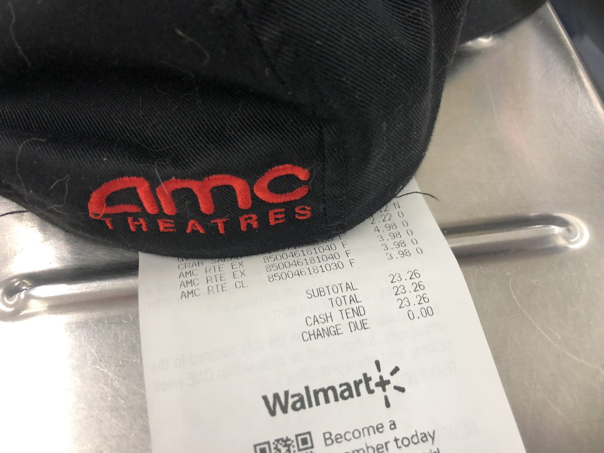 I am a retail consumer

3 bags of AMC and i just cleaned out a Walmart that normally stocks over 40 bags at a time.  

I buy 5 bags of #AMC popcorn a week at Walmart except this week i have now purchased 13 bags of AMC popcorn

I was wearing my AMC hoodie/hat #NationalPopcornDay