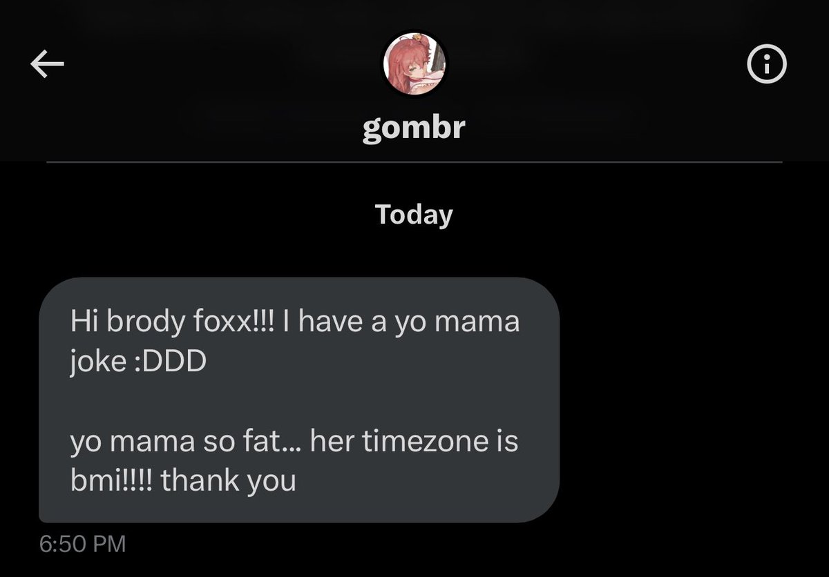 BrodyFoxx's tweet photo. Actually a decent joke https://t.co/wWSpfjdTnc