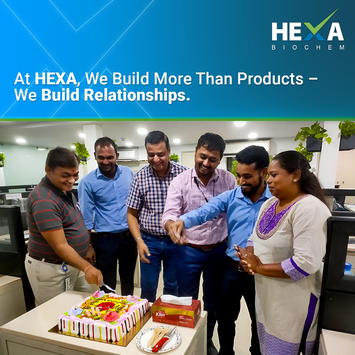 Join a Team Where Bonding Fuels Success.

At HEXA, we go beyond products to build enduring relationships. Join a team where bonding is the secret sauce to our success!

#HEXACulture #TeamSpirit #JoinUsNow #WorkplaceBonding
#HEXAVibes #TeamSpirit #GreatPlaceToWork