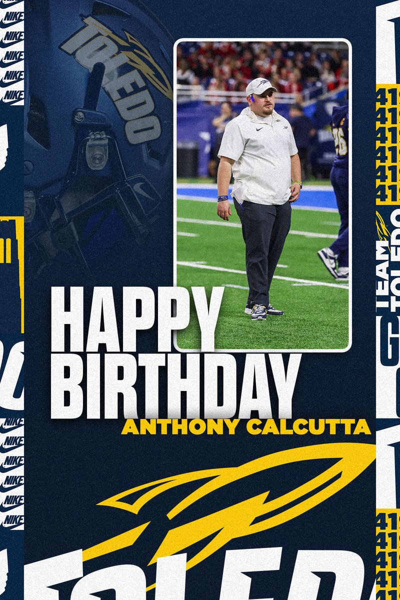 Happy birthday to @CoachCalcuttaUT 

#TeamToledo #ONErocket