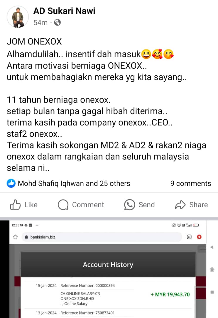 aznirulfariz's tweet photo. @suffikamari @wanfayhsal 1. Jom tukar kpd telco yg lebih jimat..
2. Jom jd dealer ONEXOX.. potensi pendapatan yg luar biasa..

Wasap utk info lanjut..
Fariz https://t.co/UJevq36ADs

#ONEXOXSimkadRakyat https://t.co/447YaFtRpm