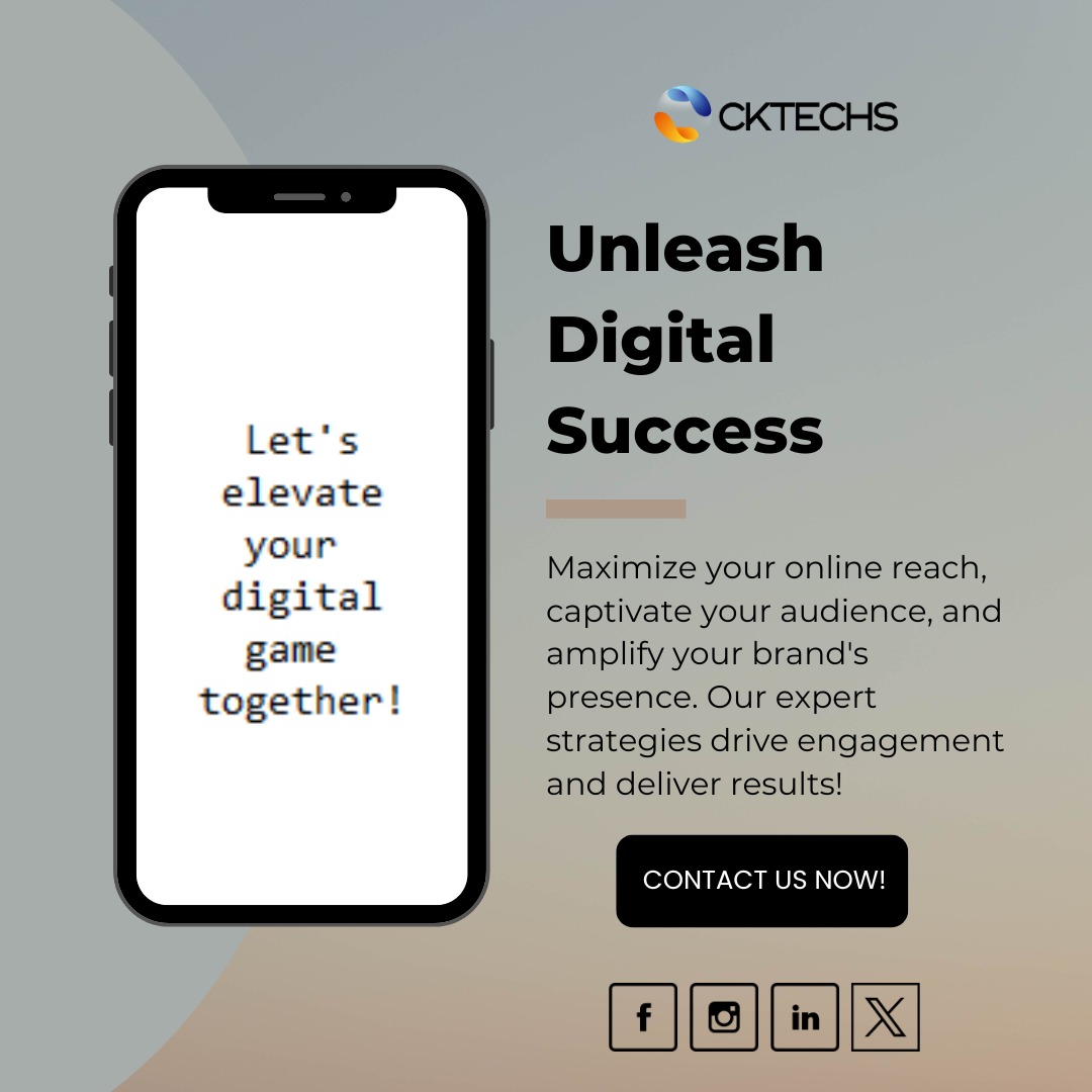 OckTechs's tweet photo. Digital marketing plays a crucial role in boosting the online presence and success of businesses by employing various strategies and channels. Here's what digital marketing does for online businesses
#ocktechs #digitalmarketing #MarketingAgency https://t.co/HxPZoKOCuP