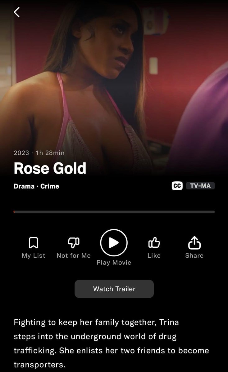 My new movie 🎥 Rose Gold starring <a href="/CrystalTheDoll_/">Crystal The Doll</a> &amp; <a href="/D_Dandridge1/">Denzell Dandridge</a> out now on Tubi #NewMovie #Tubi