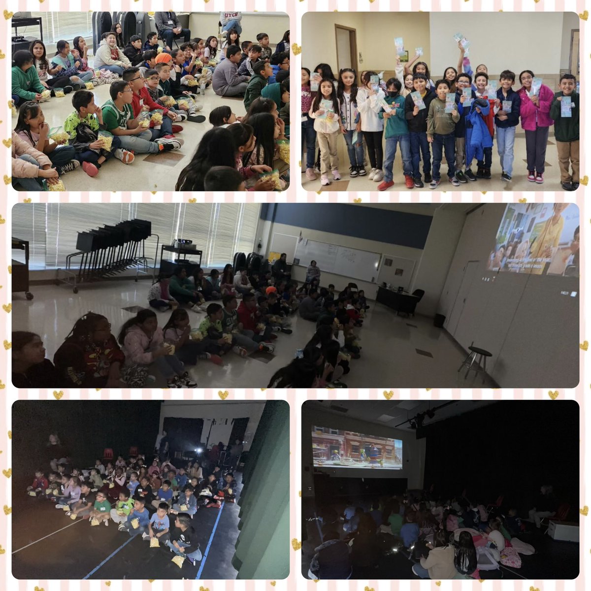 Celebrating perfect attendance @DelValleES_YISD Students enjoying their popcorn while having fun watching a movie. #THEDISTRICT #WeDeliverExcellence @maritza08OFOD @NAstorga_APMME @tippih833 @oceans80 @OFOD