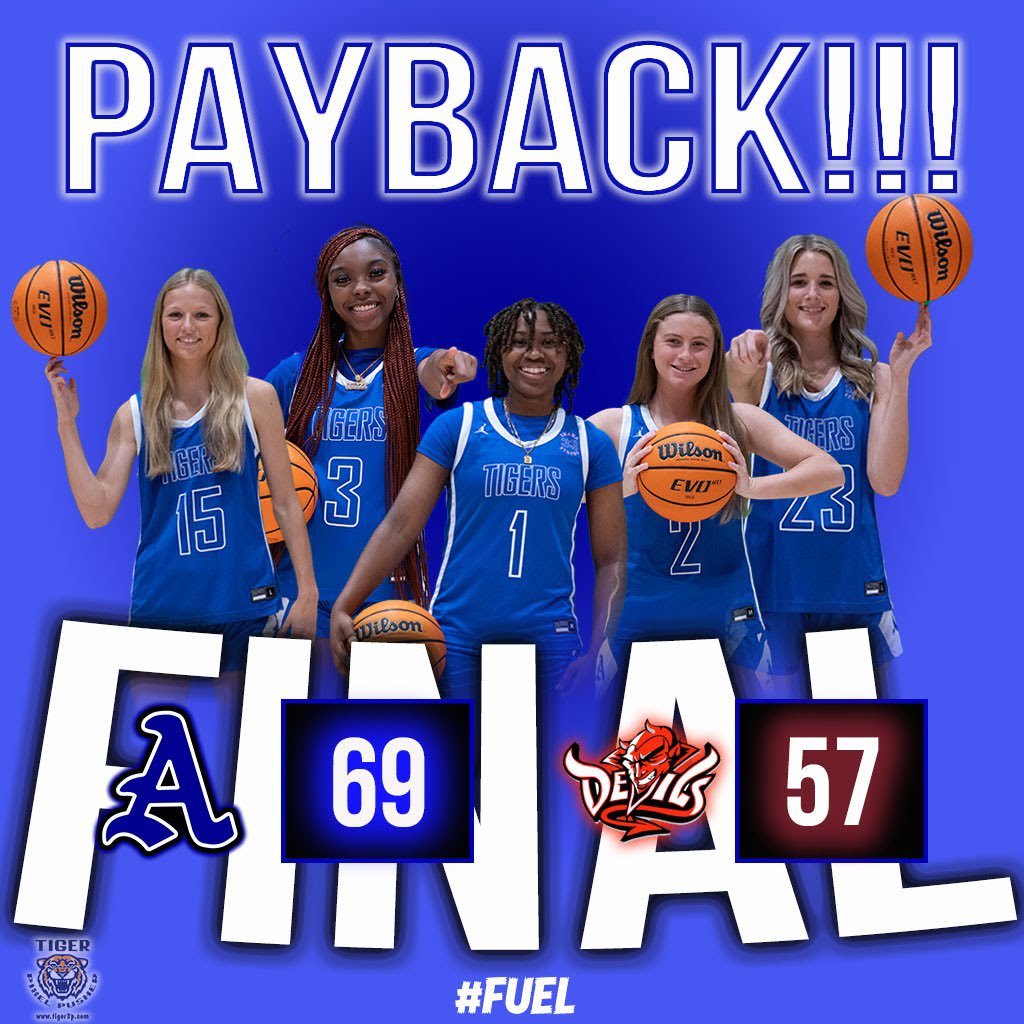 Auburn High Women's Basketball (@auburnhighwbb) on Twitter photo Great on the road WIN vs our rivals the Central Phenix-City Red Devils! We move to (3-1) in the area!
GO TIGERS!ππ€
Graphic/πΈ by: <a href="/Tiger3P/">Tiger3P π΄ββ οΈ</a> π₯ Great on the road WIN vs our rivals the Central Phenix-City Red Devils! We move to (3-1) in the area!
GO TIGERS!ππ€
Graphic/πΈ by: <a href="/Tiger3P/">Tiger3P π΄ββ οΈ</a> π₯