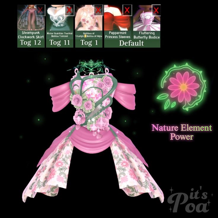 Pt.2 of bodices/outfits for the elements!