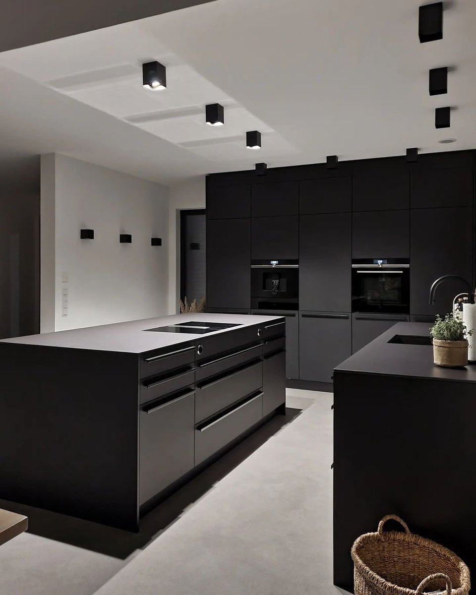this dark interior kitchen >>