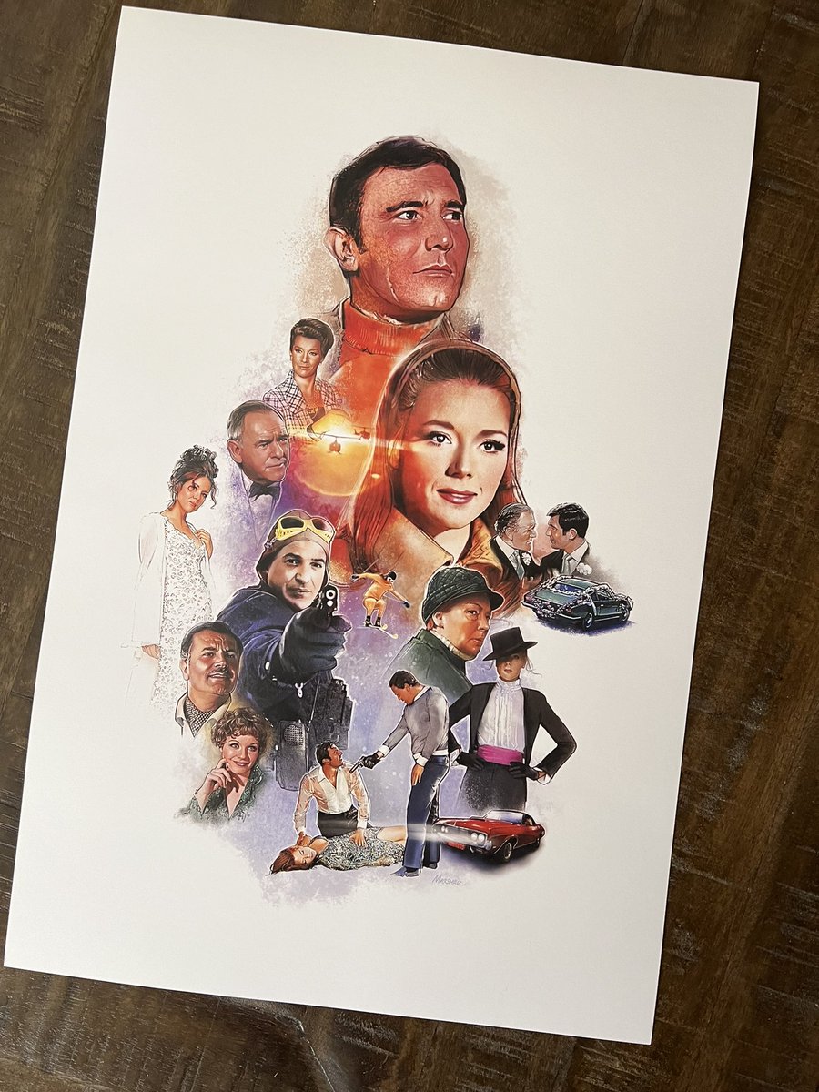 Some new art proofs getting ready for the post. The beautiful Honey Rider & the Classic OHMSS. #JamesBond #DrNo #GeorgeLazenby #UrsulaAndress #illustration #DianaRigg #SeanConnery