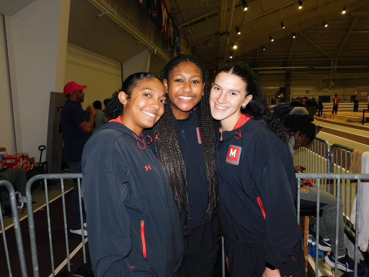 All smiles when Top-Tens are being broken!😁 
See you all tomorrow for day two from Blacksburg!
📰: go.umd.edu/3tZXMc1