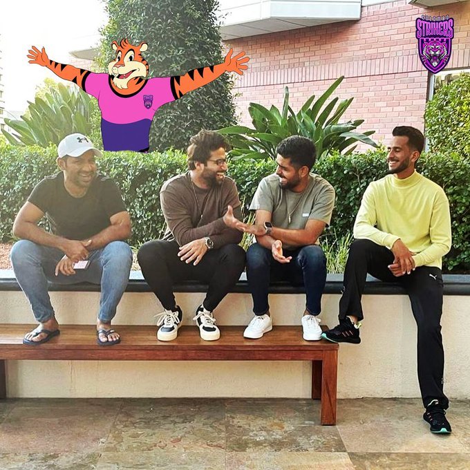 Can you guess what they are laughing about❓Funniest answer gets pinned 

#TheBasnahiraBoys #HouseOfTigers #ColomboStrikers #StrikeToConquer
#BabarAzam #ImamUlhaq