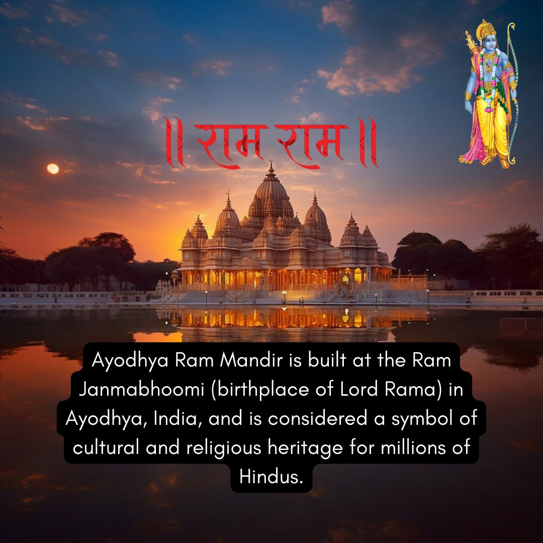 Discovering the profound cultural heritage at Ayodhya's Ram Mandir, a sacred symbol at the birthplace of Lord Rama. 🕉️✨ #ayodhyarammandir #divinelegacy #sacredjourney #culturalelegance