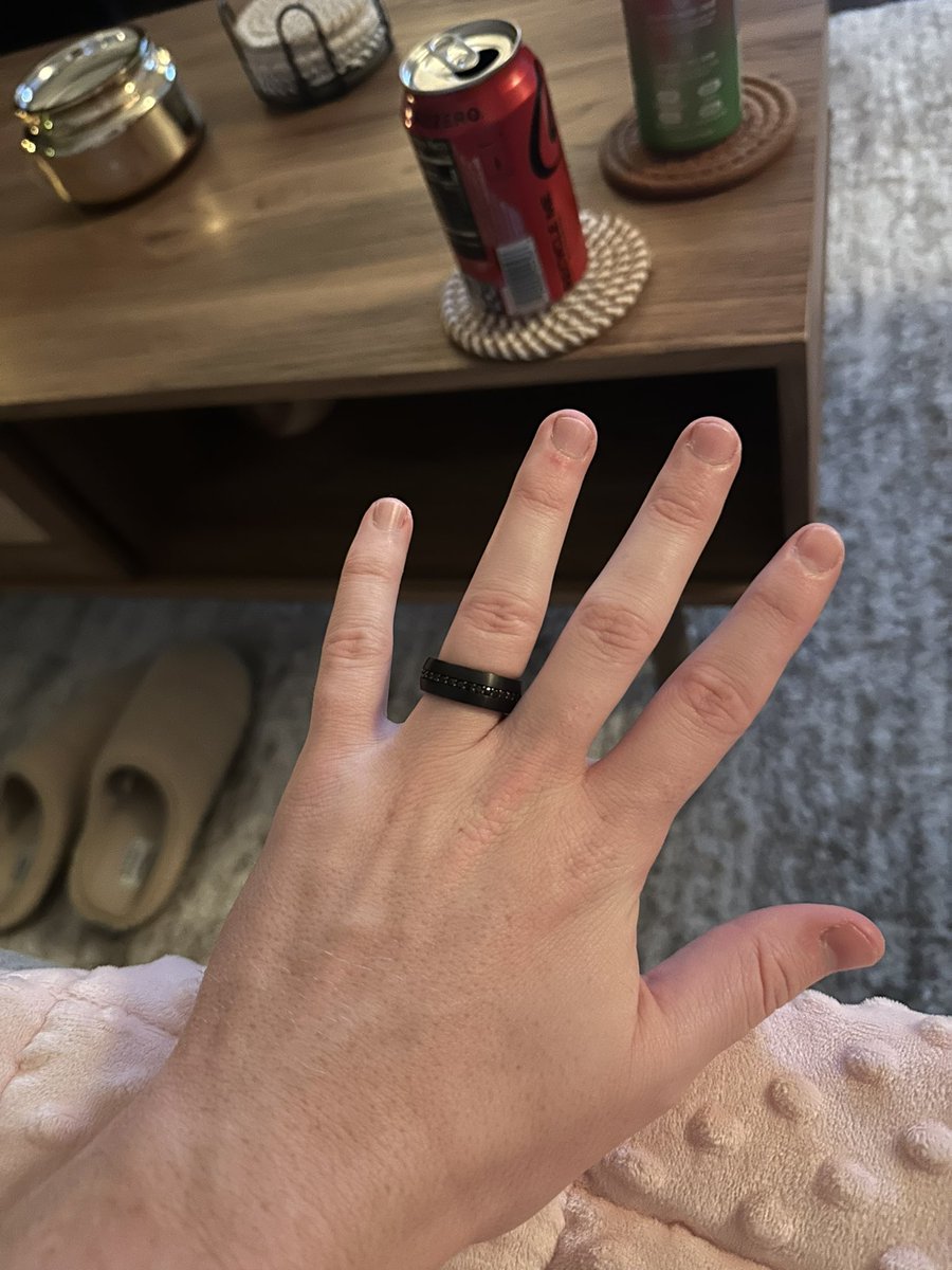 New bling from the love of my life. Its more than just a ring, its a commitment for the rest of our lives. I love you so much 🥰