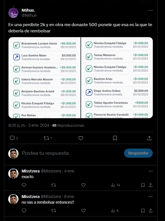 Misstzera's tweet photo. @Fabrosboy @N6hue @TeamSouthARG tranqui q no paga https://t.co/oraTAJABeF