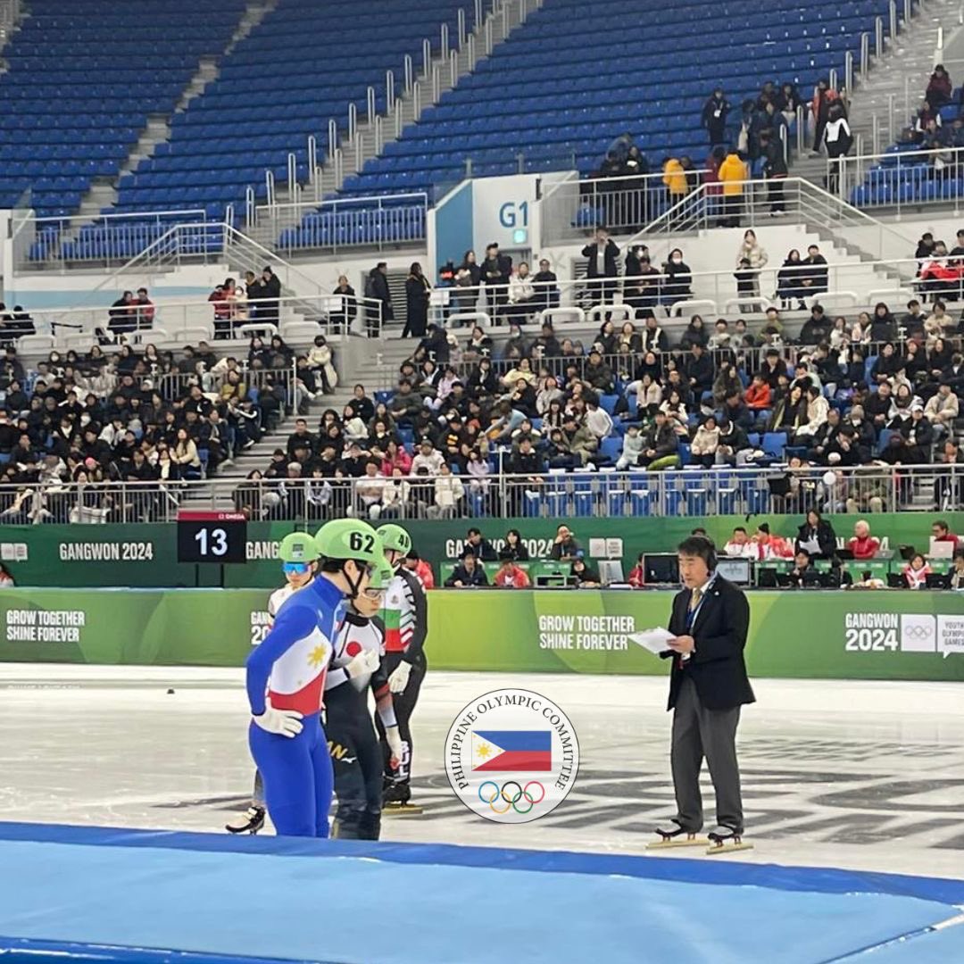 Despite a setback in the 1500m, @peytuhir (Peter Joseph Groseclose) remains resilient as he gears up for the 1000m and 500m events at the Gangwon 2024 Winter Youth Olympics. Let’s rally behind him and continue cheering, praying, and showing unwavering support. 🇵🇭