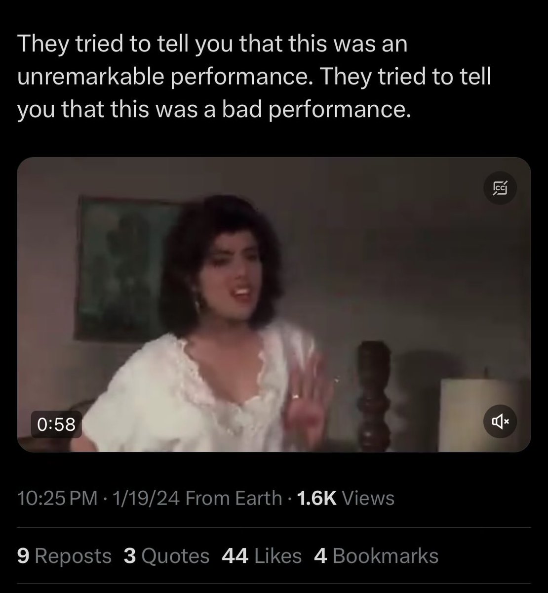 NO THEY DIDN’T!!! SHE WON AN OSCAR FOR IT!!! FOR 30 YEARS NOW ALL OF AMERICA HAS SAID “I LOVED HER IN MY COUSIN VINNY” WHEN THEY SEE MARISA TOMEI IN SOMETHING!!! I FEEL LIKE I’M TAKING CRAZY PILLS!!!!!