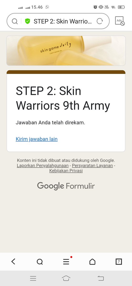 Lagi scroll eh Nemu, udh dftr beberapa kali, cuma ini aja screenshot an yg ada digaleri