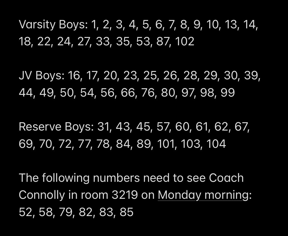 Congratulations to the following boys who made the Varsity, JV, and Reserve teams for the 2024 @Sparta_Soccer season! @sparta_sports