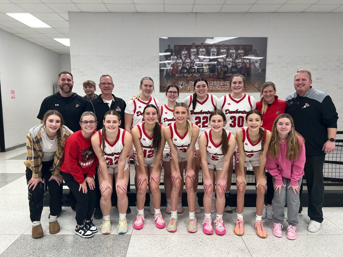 What a fun game to be part of tonight! These girls are competing at a high level.  The Raiders beat a very good Riceville team tonight, 49-39. Shared scoring spread, and GREAT DEFENSE has been the story since break!