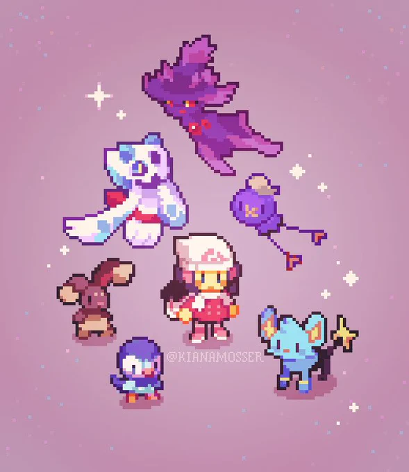 Sinnoh Pokémon team 