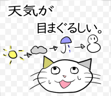 【お天気伝える天気猫♪ 第5弾】以下URLでLINEスタンプ販売中です! #LINEスタンプ https://t.co/iSCuxUyYm9 