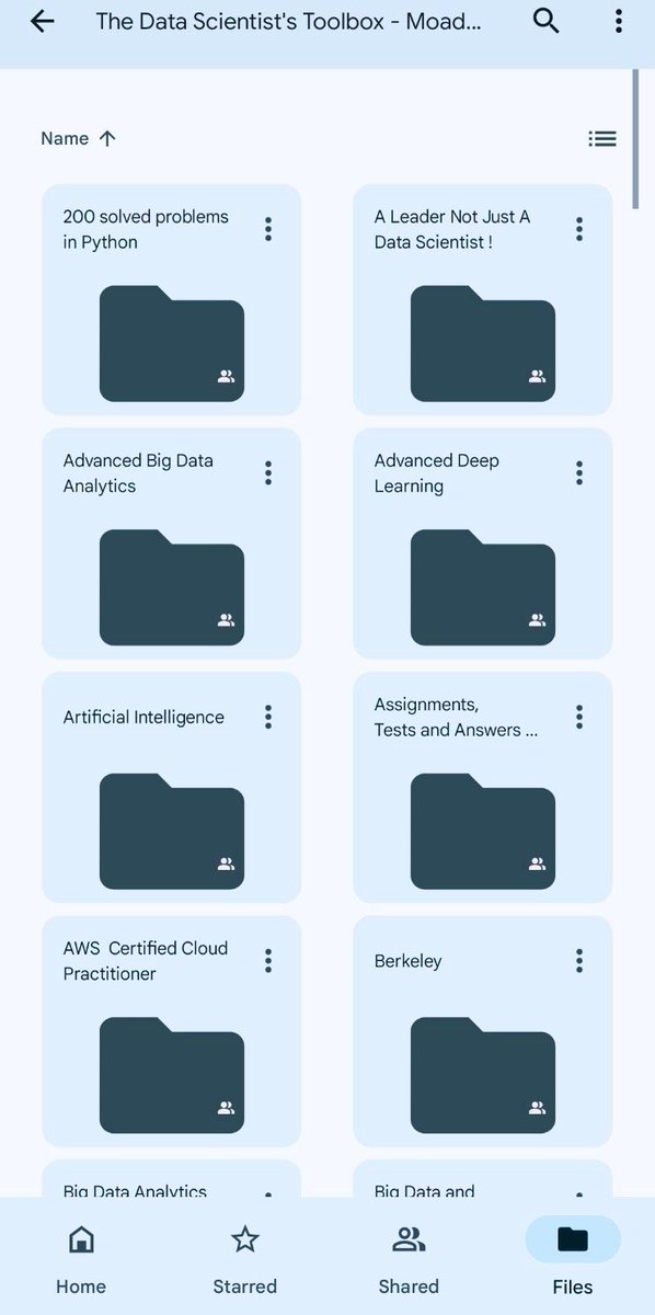 Rixhabh__'s tweet image. Grab these courses totally FREE 👇
1.  Python
2. Artificial Intelligence
3. AWS Certified
4. Cloud
5. BIG DATA
6. Data Analytics
7. MBA
8. Machine Learning
To get Just:
1. Follow  (So I can DM you)
2. Like and Repost
3. Comment "🔥"